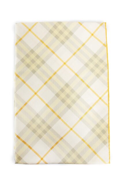 BURBERRY Check Silk Scarf