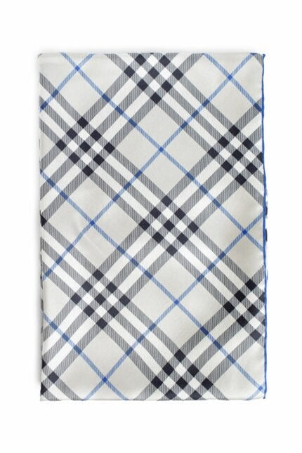 BURBERRY Check Silk Scarf