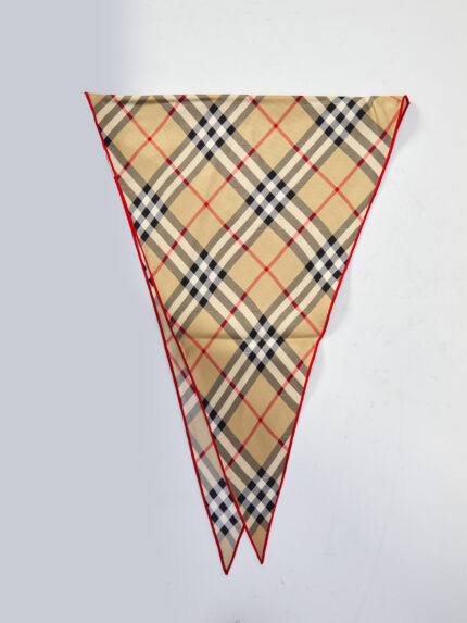 Burberry Check silk scarf