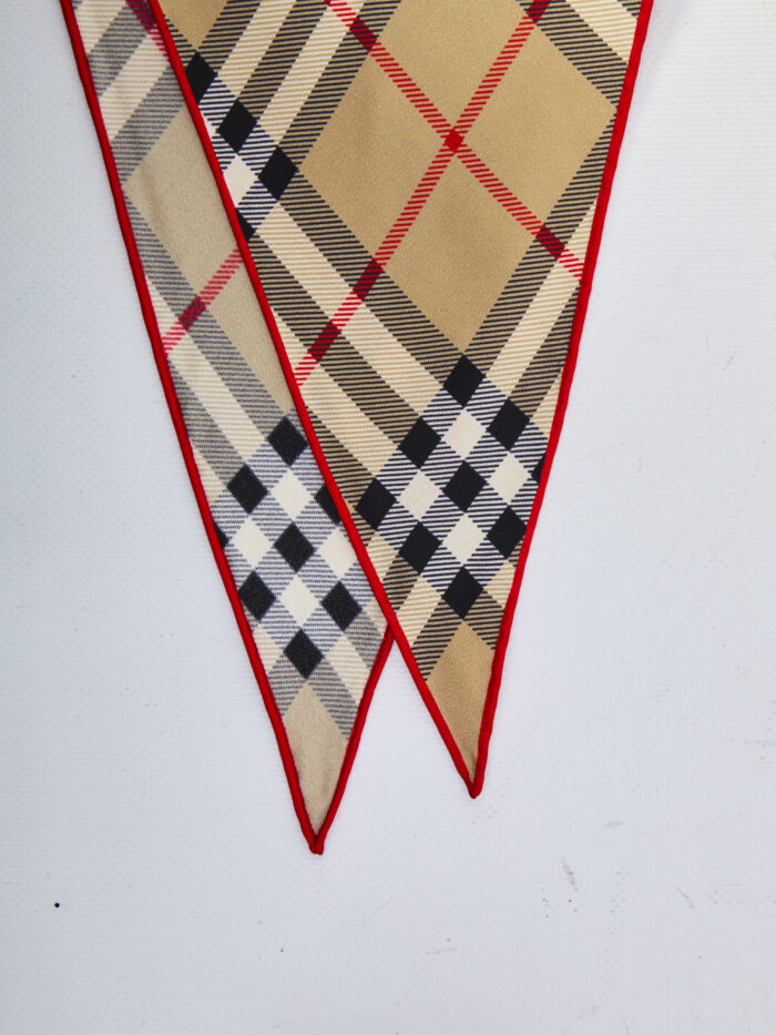 Burberry Check silk scarf