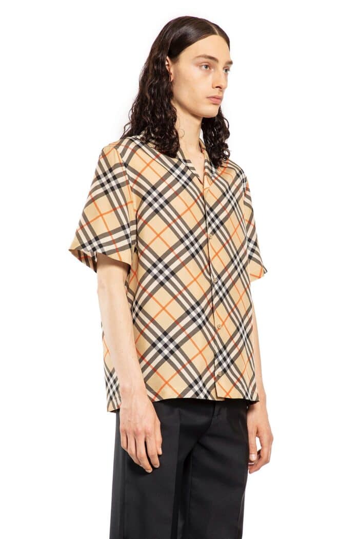 BURBERRY Check Silk Shirt