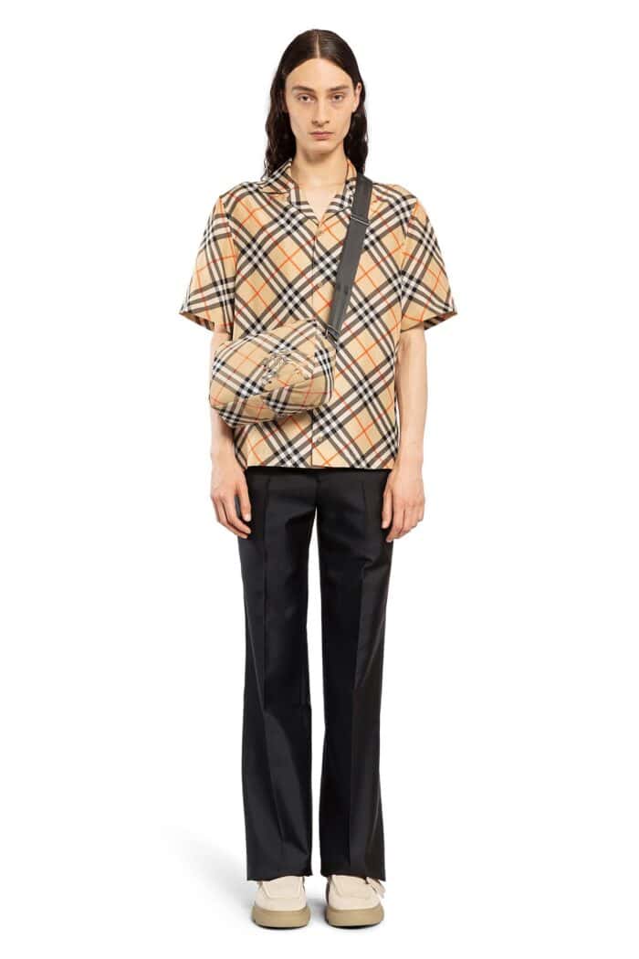 BURBERRY Check Silk Shirt