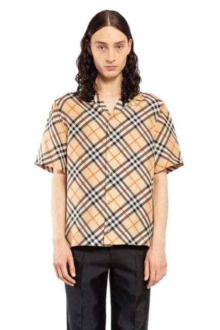 BURBERRY Check Silk Shirt