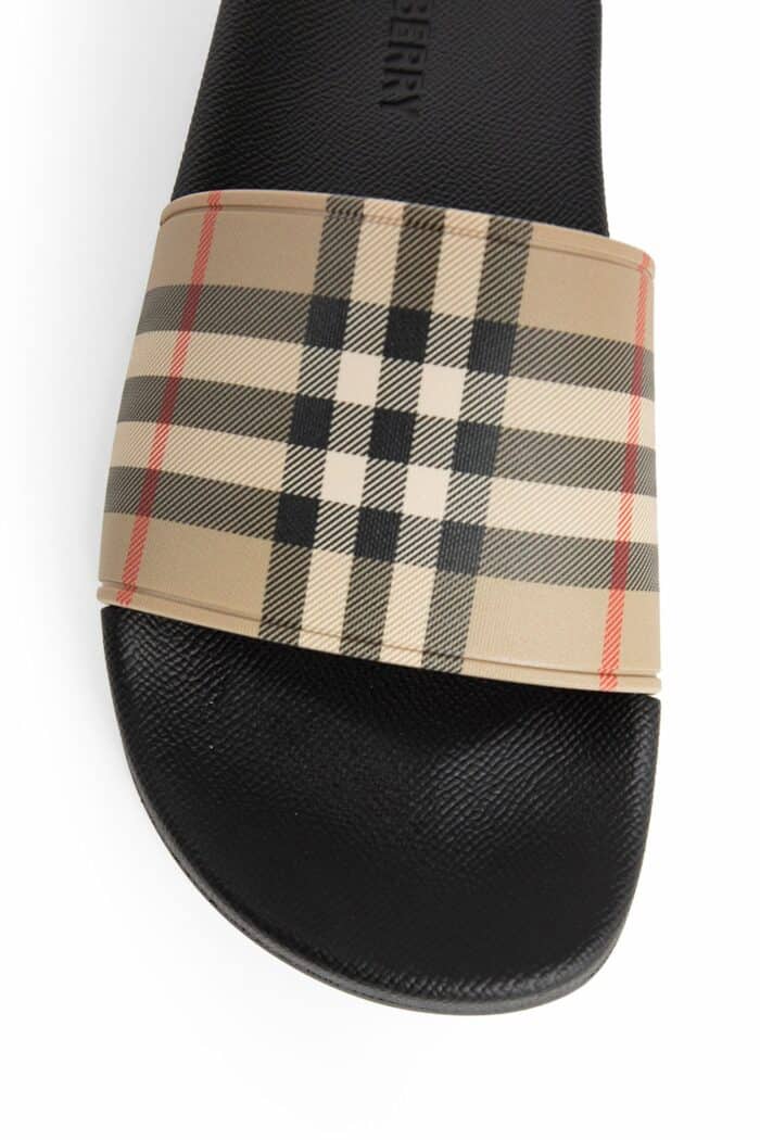 BURBERRY Check Slides