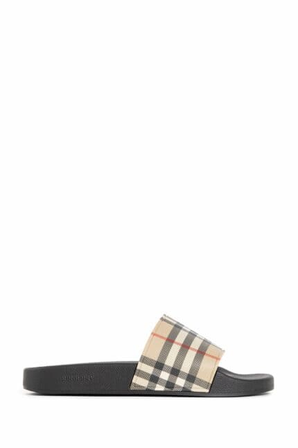 BURBERRY Check Slides