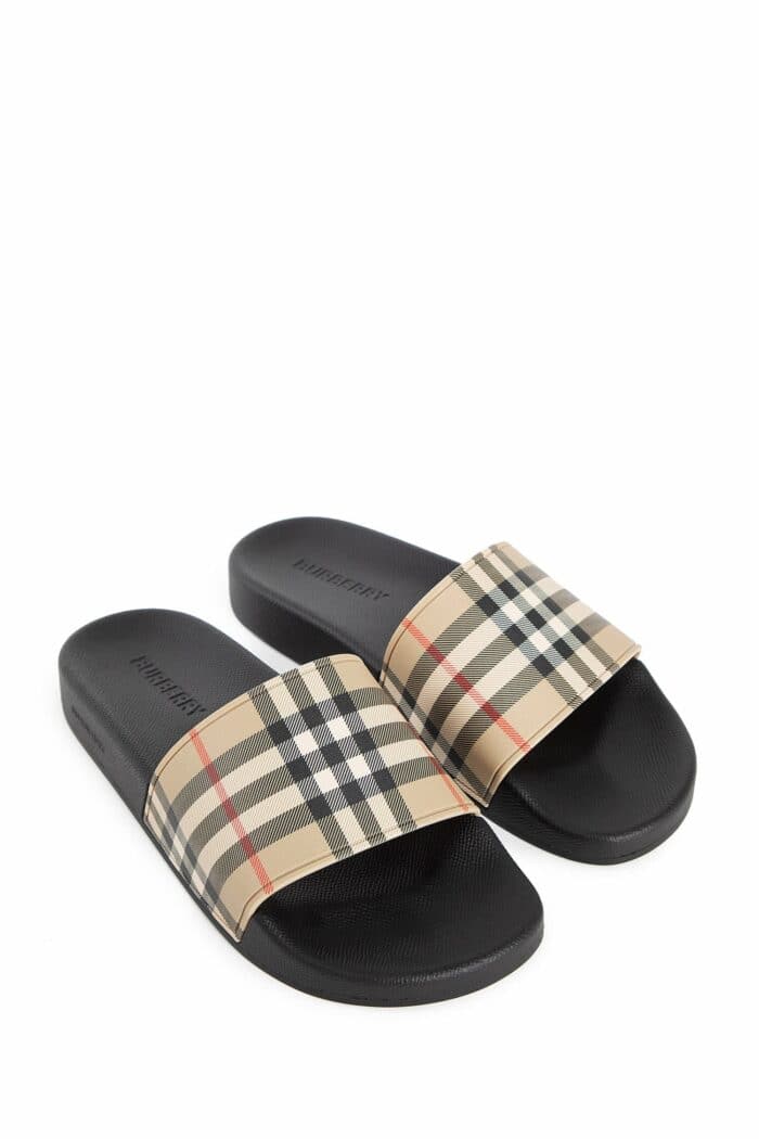 BURBERRY Check Slides