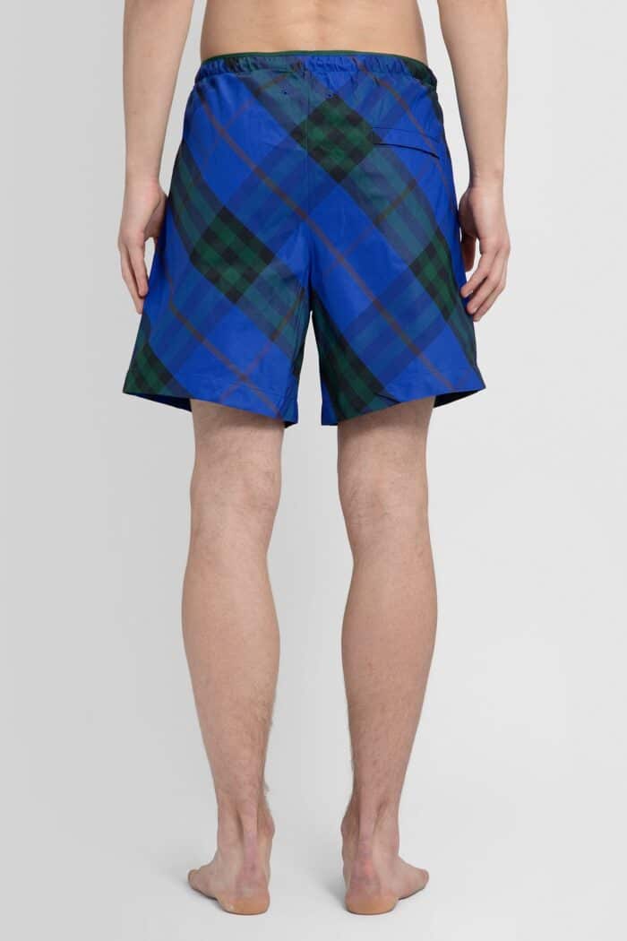 burberry check swim shorts BURBERRY Check Swim Shorts