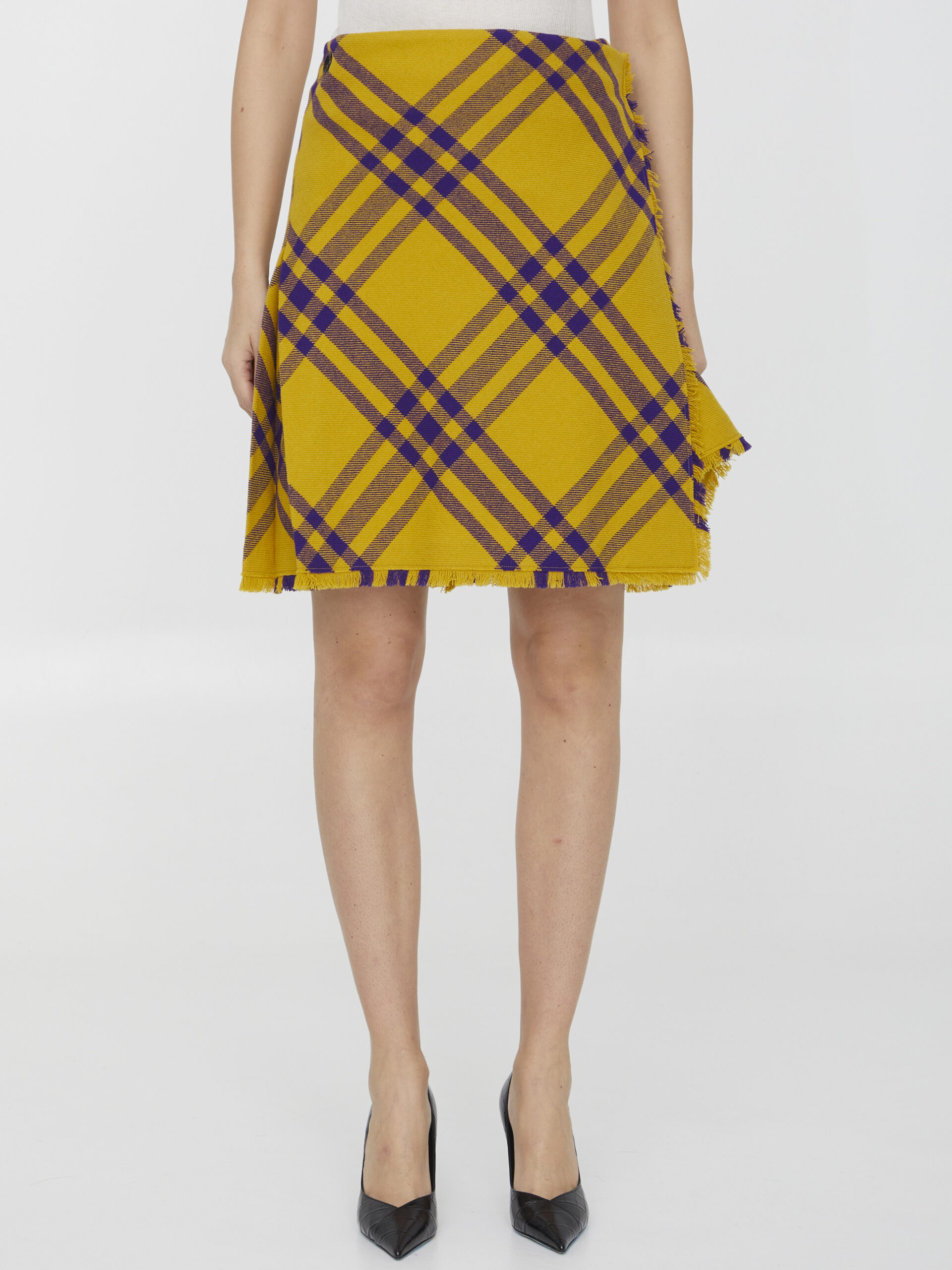 Burberry Check wool kilt