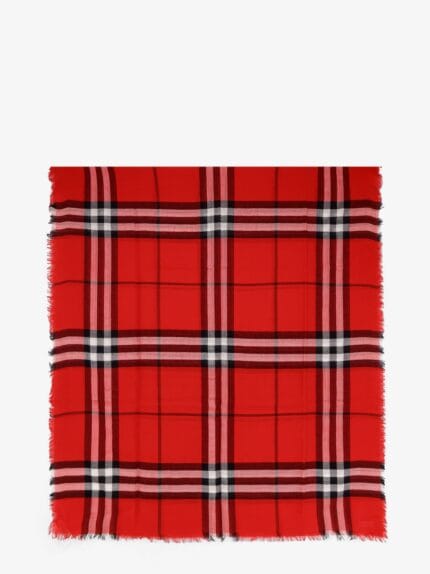 Burberry Check Wool Scarf