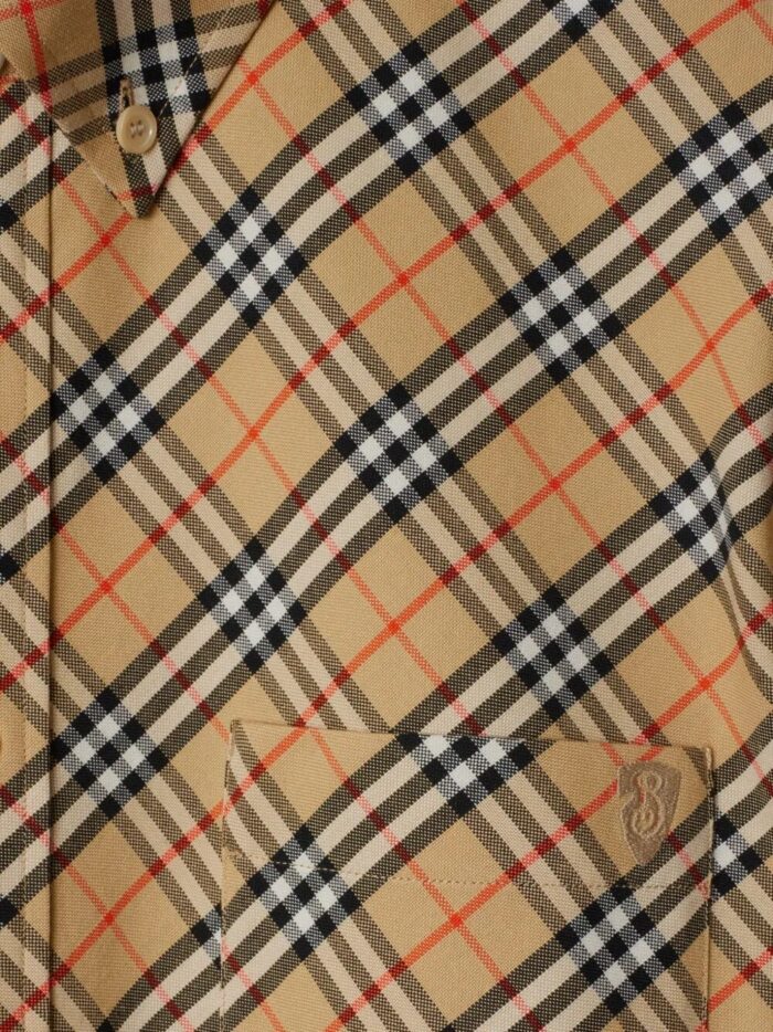 Burberry Checked Cotton Shirt