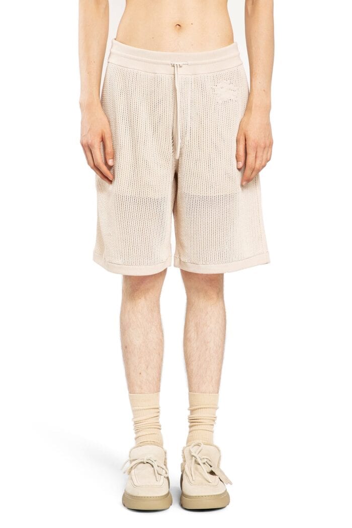 BURBERRY Cotton Mesh Shorts