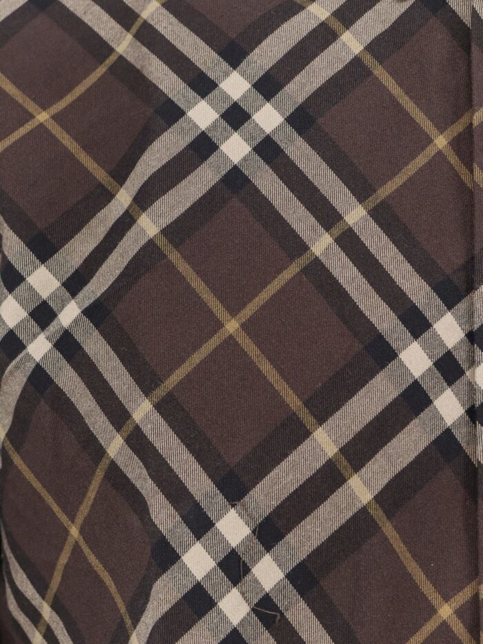 Burberry Cotton Shirt With Check Motif