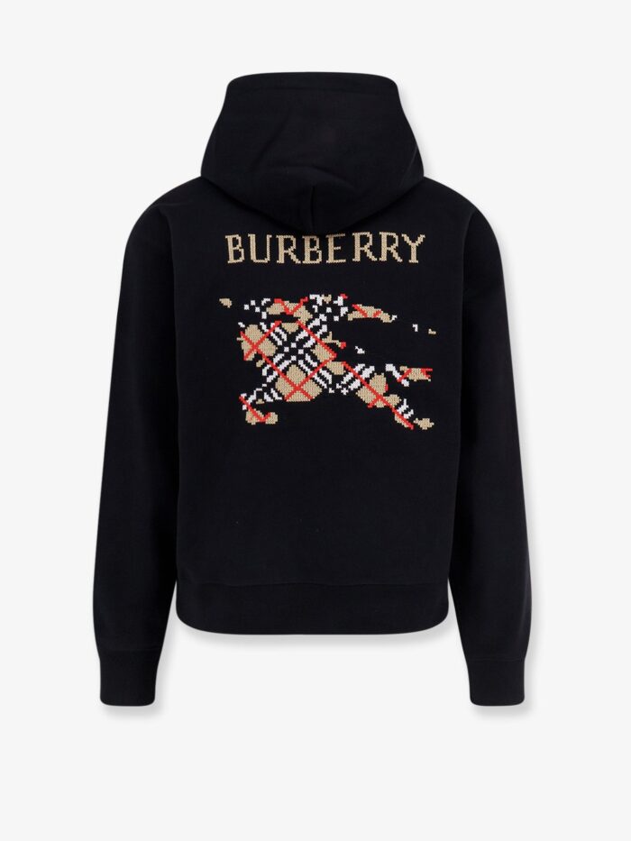 Burberry Cotton Sweatshirt With Logo Embroidery