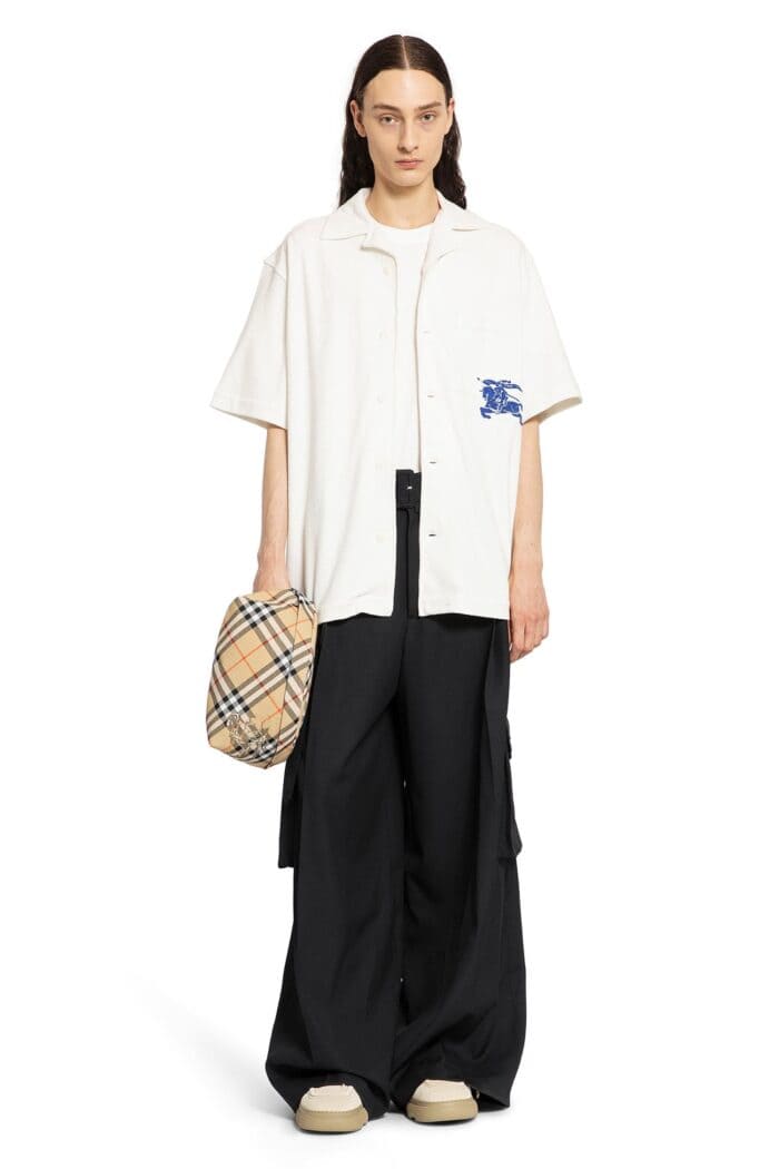 BURBERRY Cotton Towelling Shirt