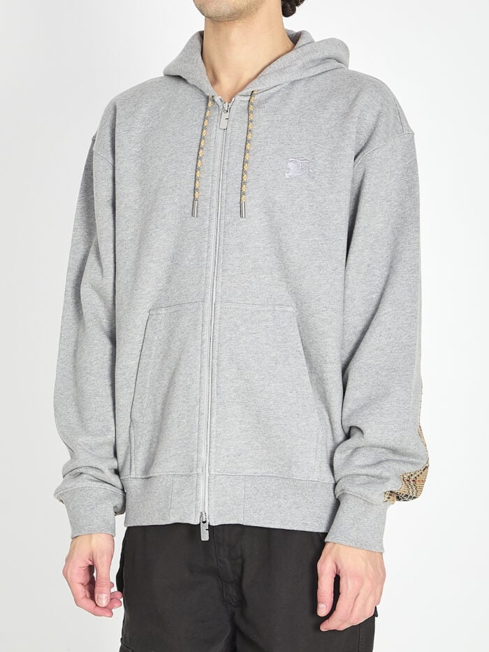 Burberry Cotton zipped hoodie