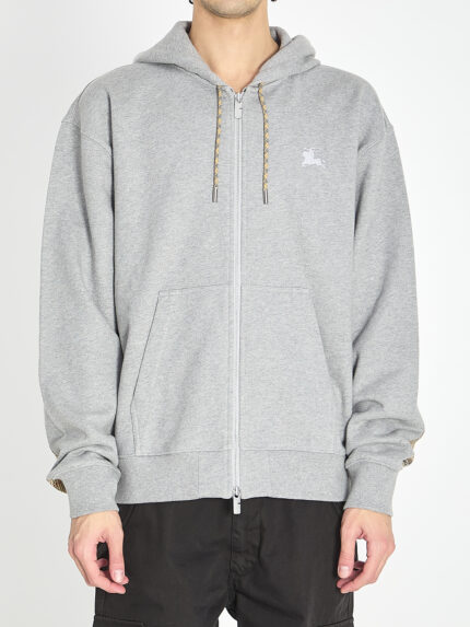 Burberry Cotton zipped hoodie