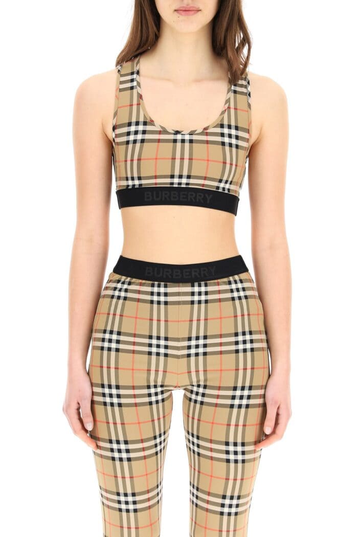 BURBERRY Dalby Check Sport Top