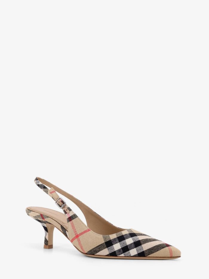 Burberry Dame Décolleté With Check Motif