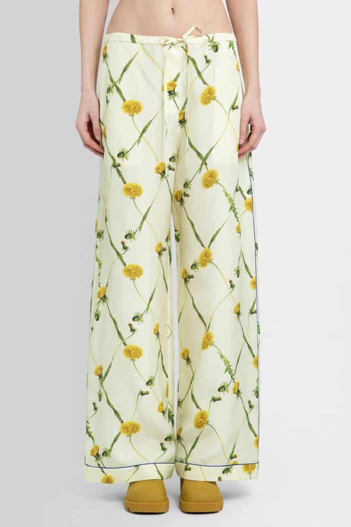 BURBERRY Dandelion Silk Pyjama Trousers