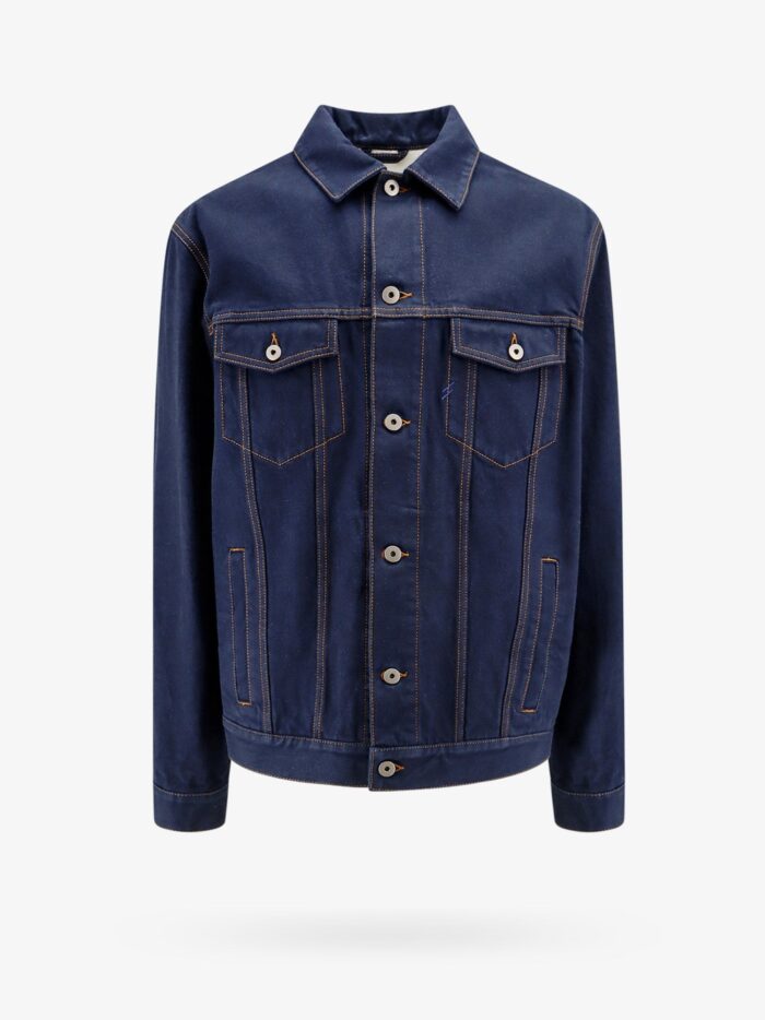 Burberry Denim Jacket With Floral Print