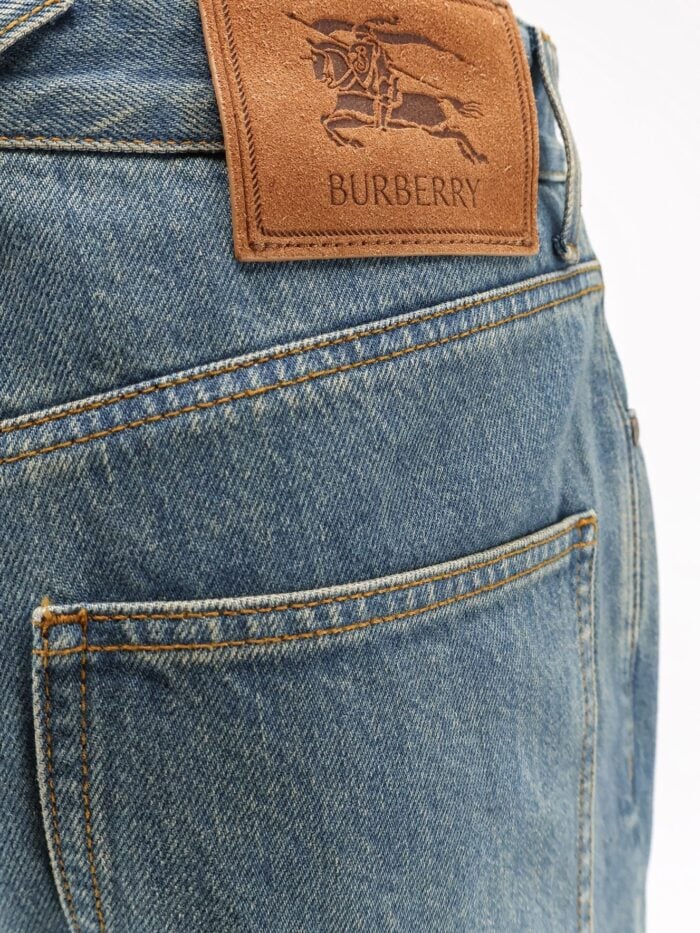 Burberry Dexter Jeans With Traditional Check