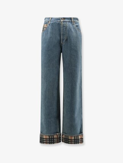Burberry Dexter Jeans With Traditional Check