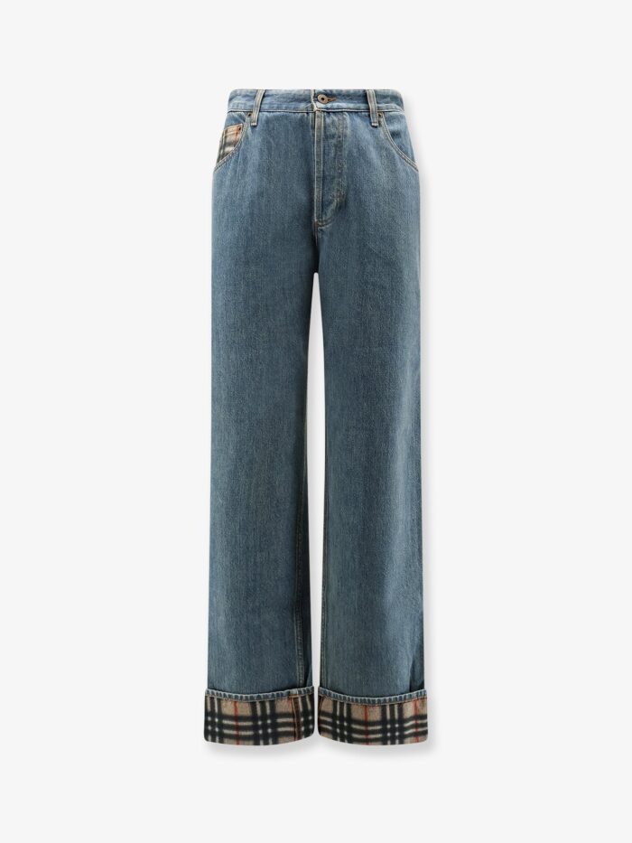 Burberry Dexter Jeans With Traditional Check
