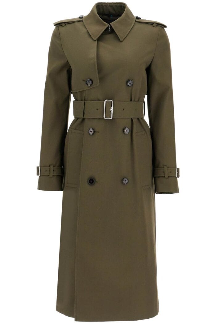 BURBERRY Double-breasted Trench Coat With