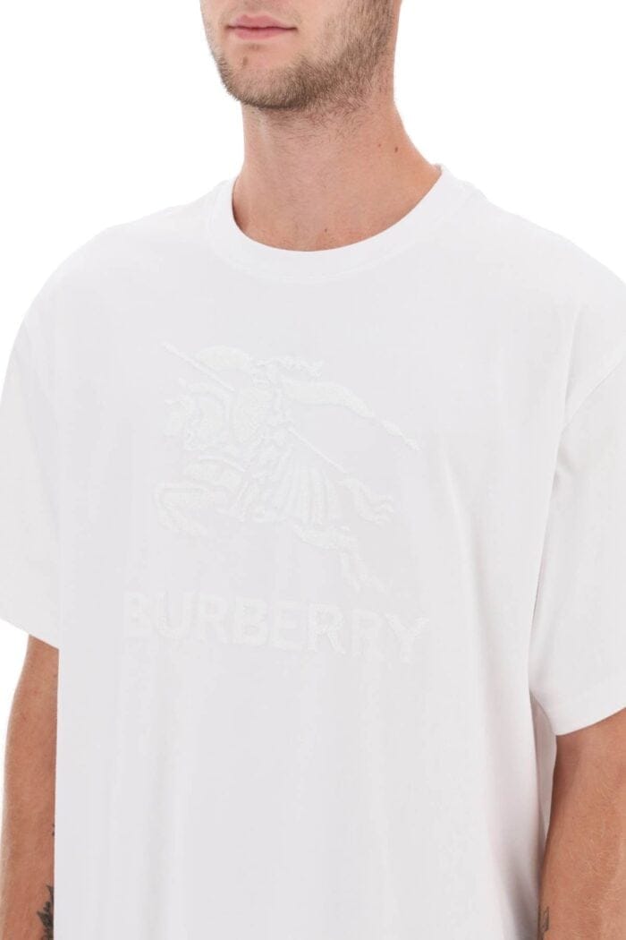 BURBERRY Ekd Embroidery 'raynerton' Oversized T-shirt