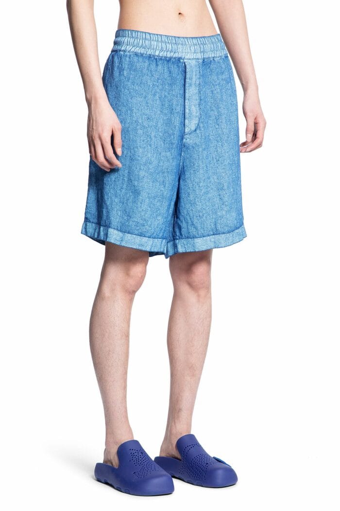 BURBERRY Ekd Linen Shorts