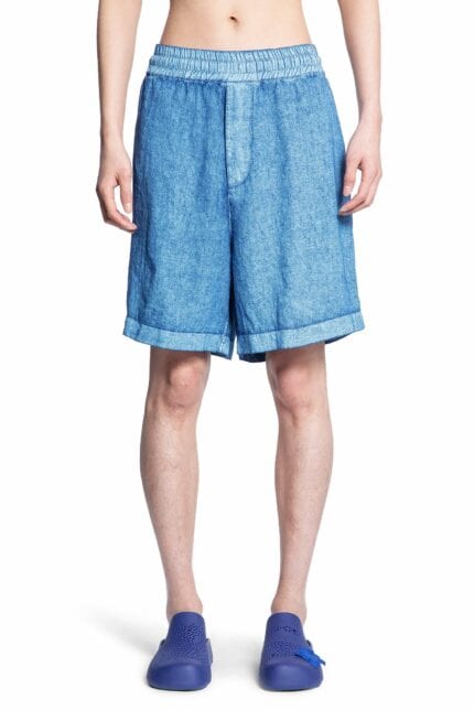 BURBERRY Ekd Linen Shorts