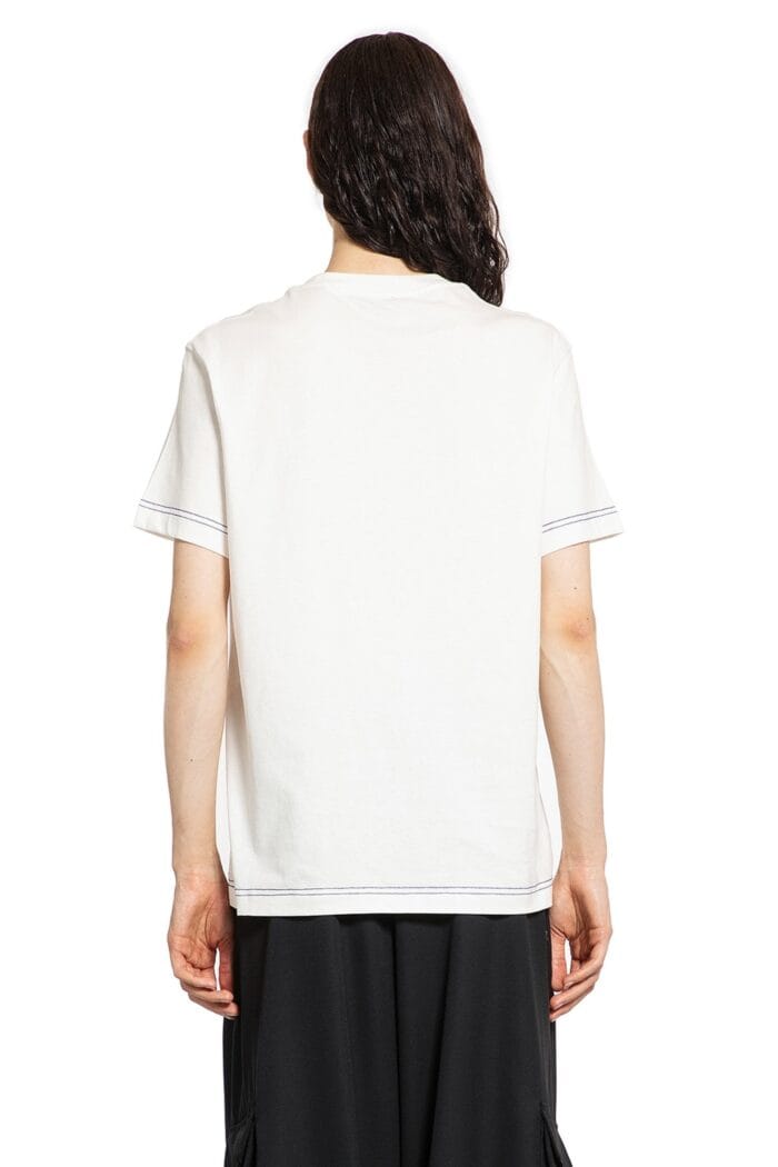 BURBERRY Embroidered Logo Cotton T-shirt