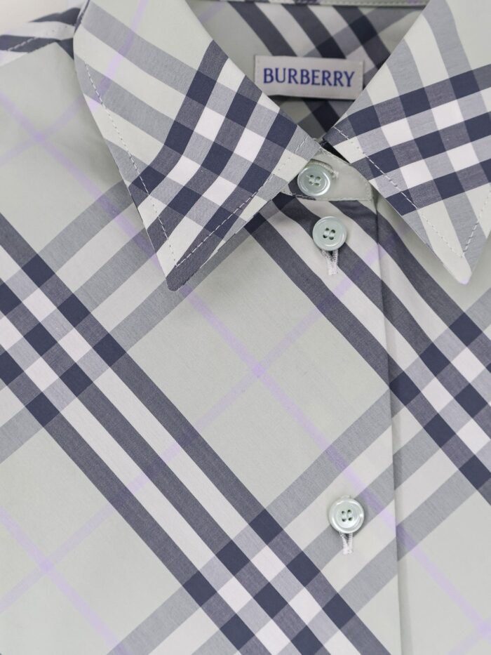 Burberry Emma Cotton Shirt With Check Pattern