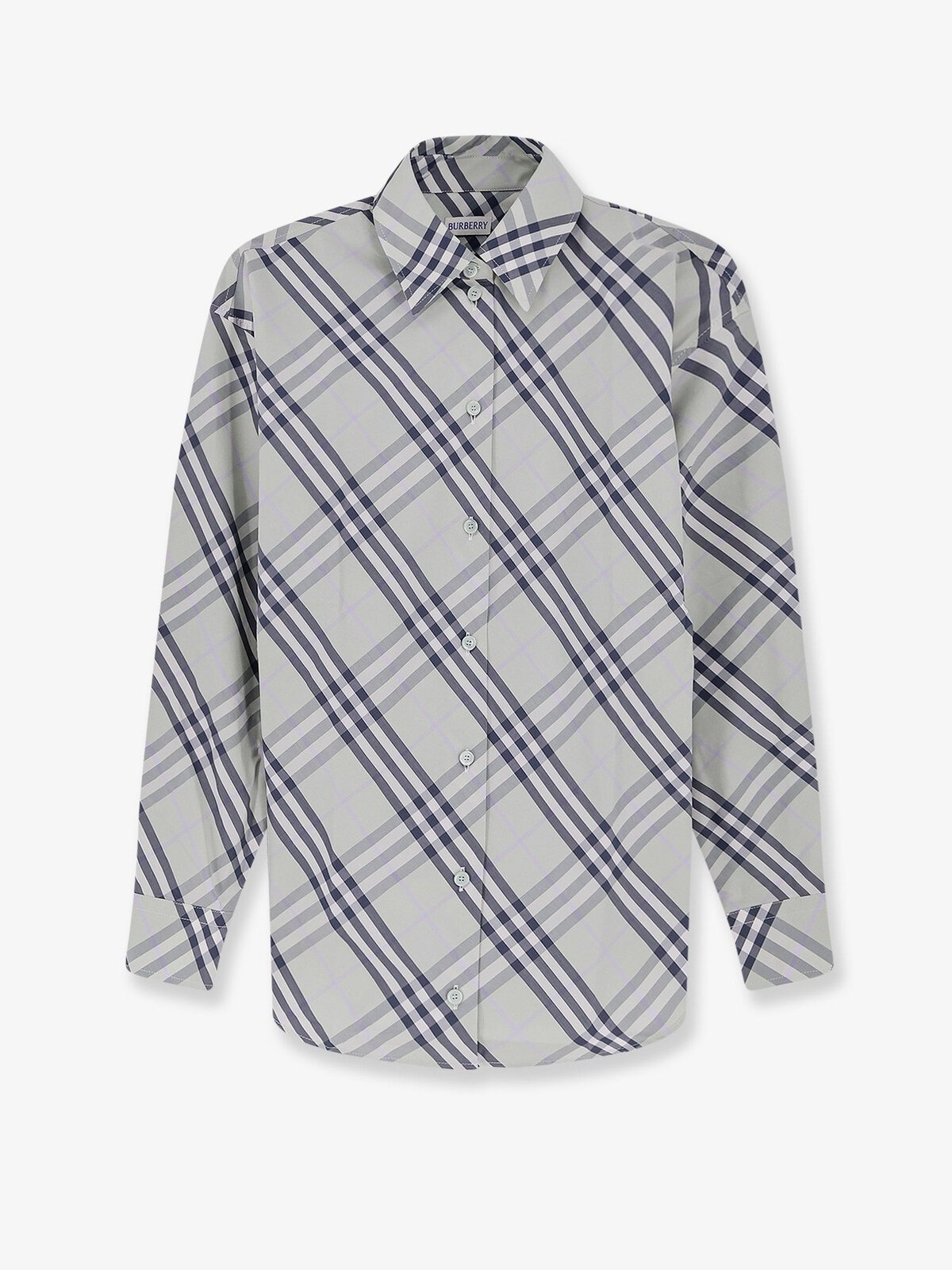 Burberry Emma Cotton Shirt With Check Pattern
