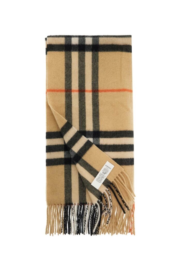 BURBERRY Ered Cashmere Wide Scarf