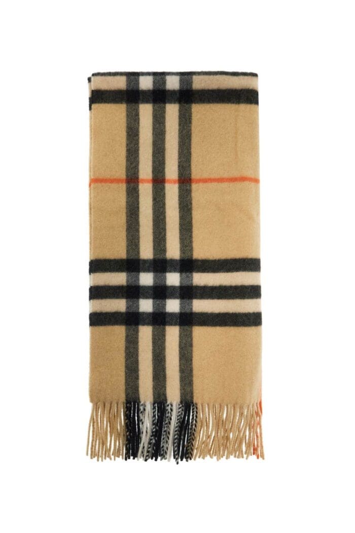 BURBERRY Ered Cashmere Wide Scarf