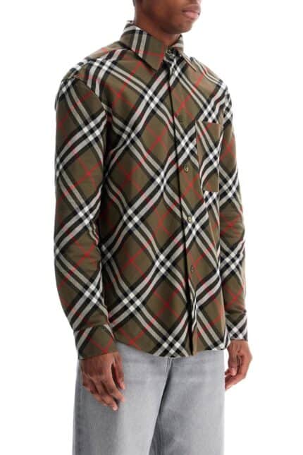 BURBERRY Ered Cotton Flannel Shirt