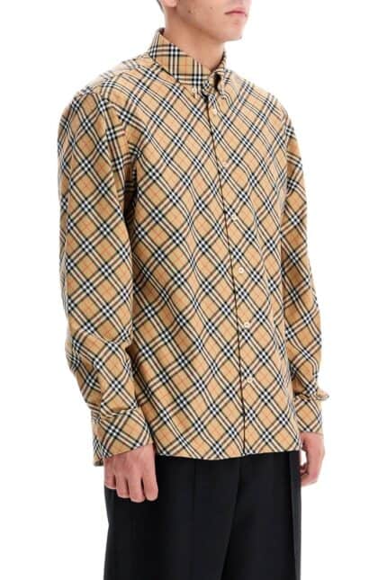 BURBERRY Ered Cotton Shirt