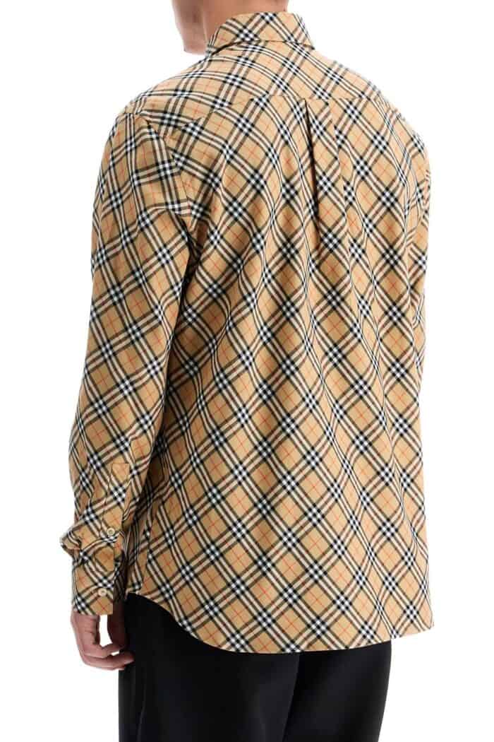 BURBERRY Ered Cotton Shirt