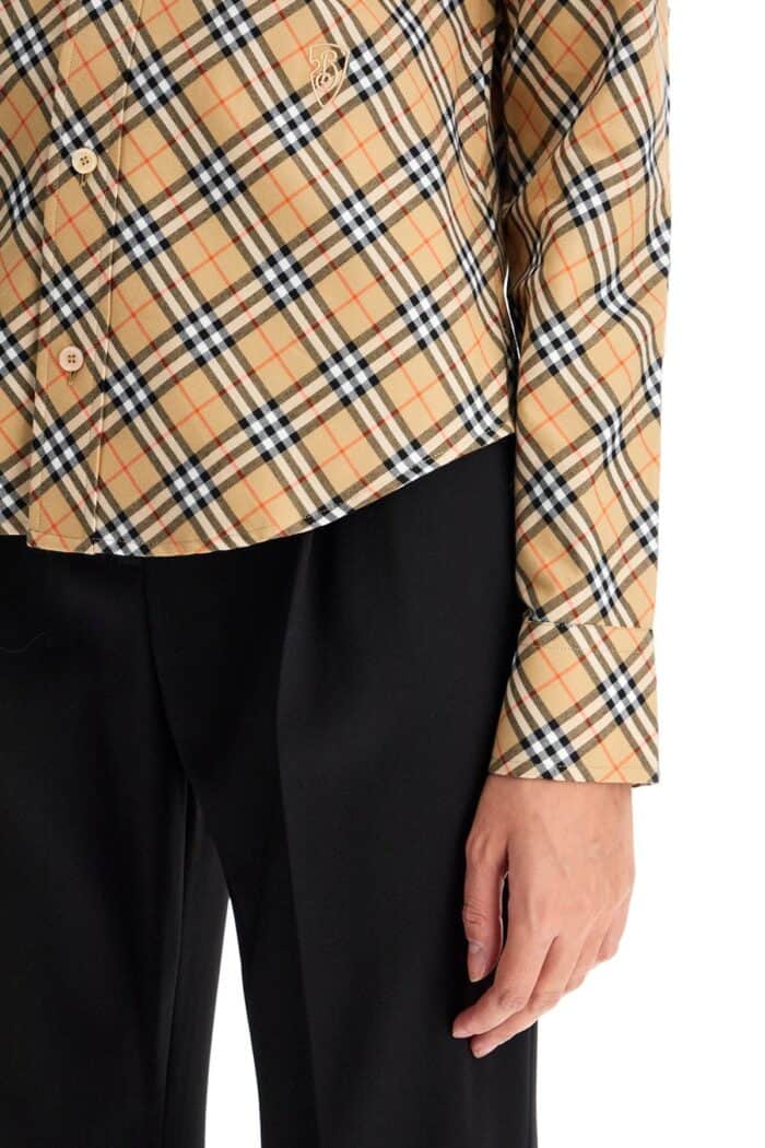 BURBERRY Ered Shirt With Button-down