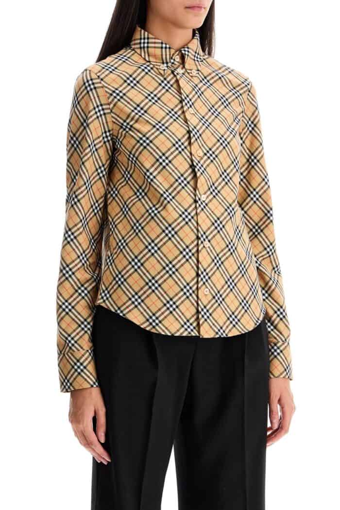 BURBERRY Ered Shirt With Button-down