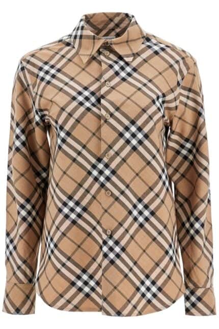 BURBERRY Ered Wool Blend Shirt