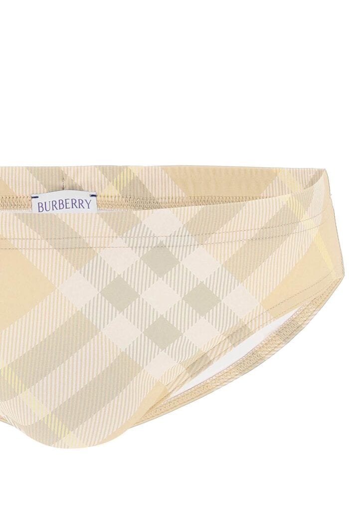 BURBERRY Eredcheckered Beach Swim