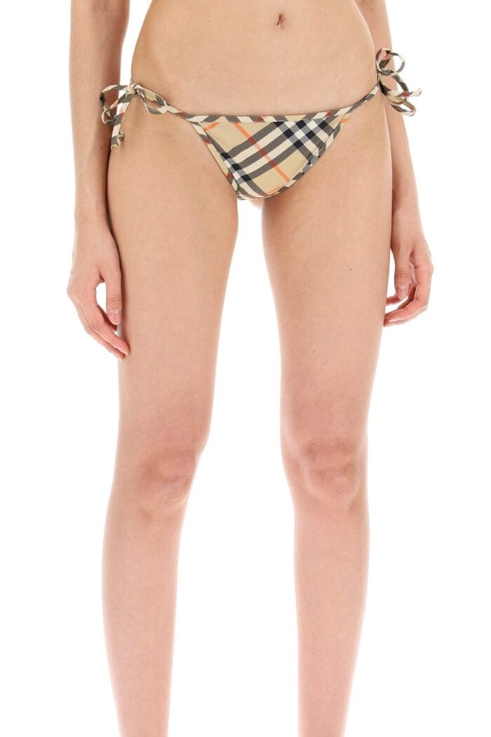 BURBERRY Eredcheckered Bikini