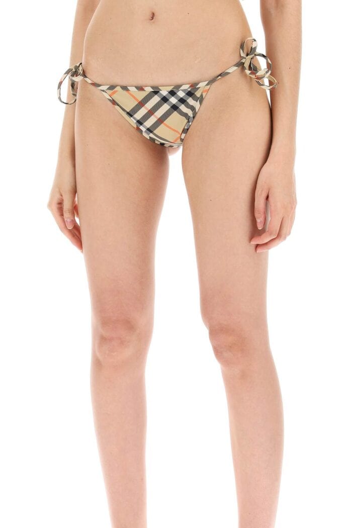 BURBERRY Eredcheckered Bikini