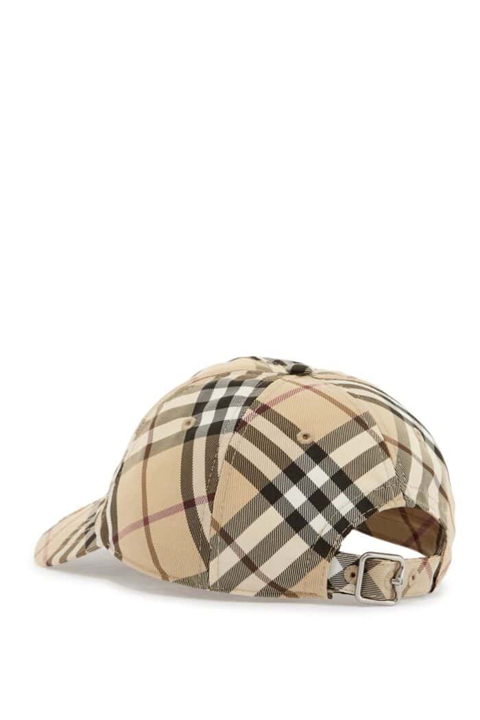 BURBERRY Erednncheckered Baseball Cap