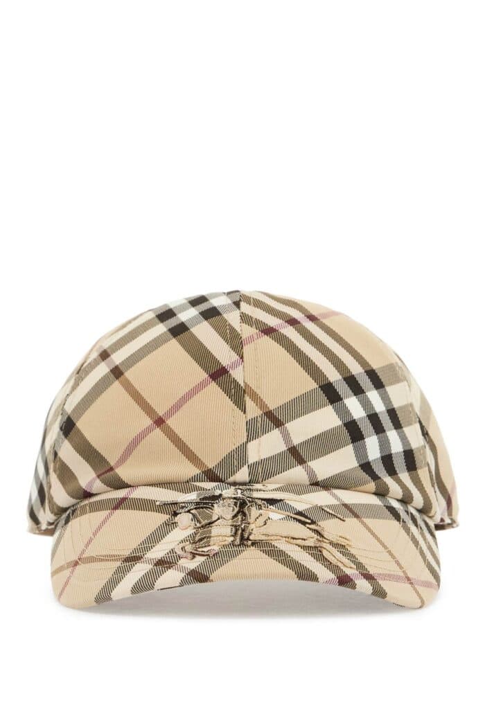 BURBERRY Erednncheckered Baseball Cap