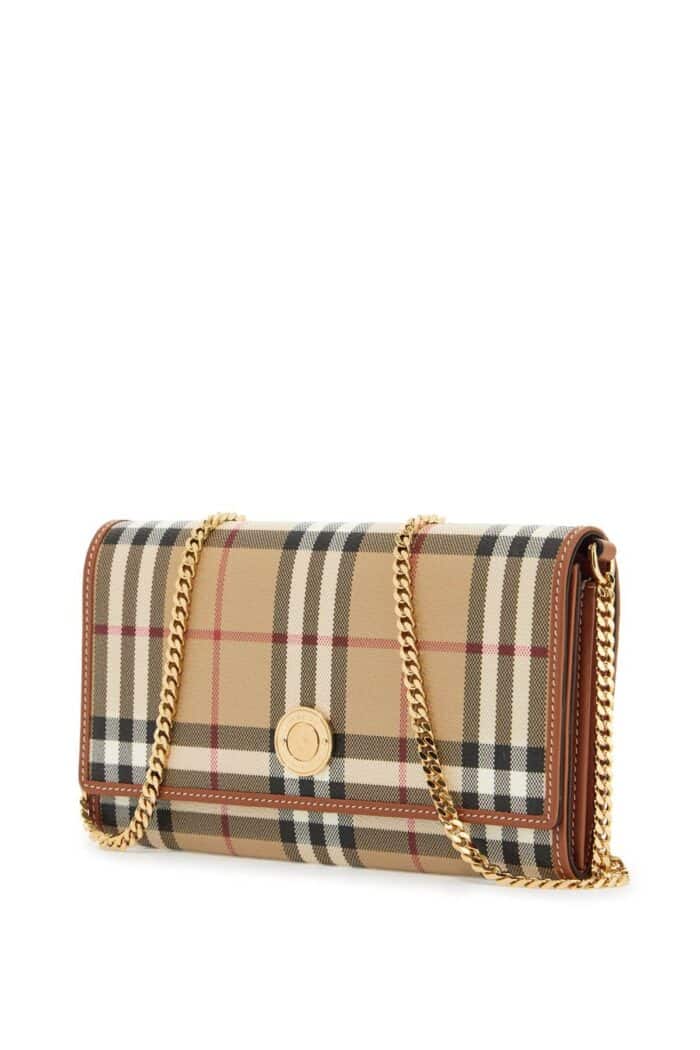 BURBERRY Erednncheckered Mini Crossbody Bag