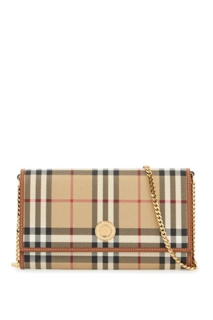 BURBERRY Erednncheckered Mini Crossbody Bag