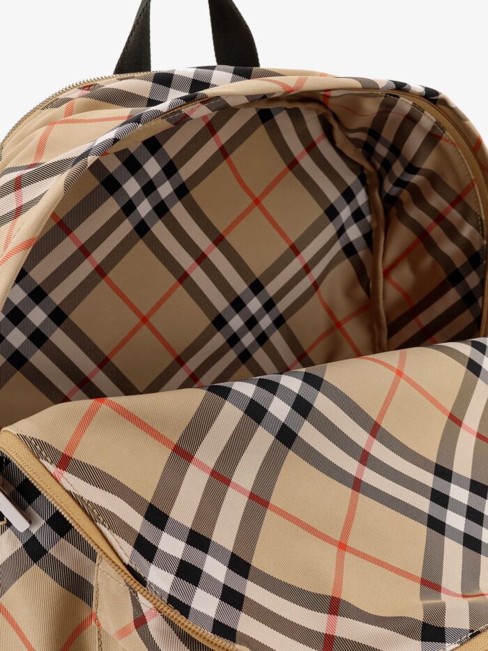 Burberry Essential Backpack With Check Pattern